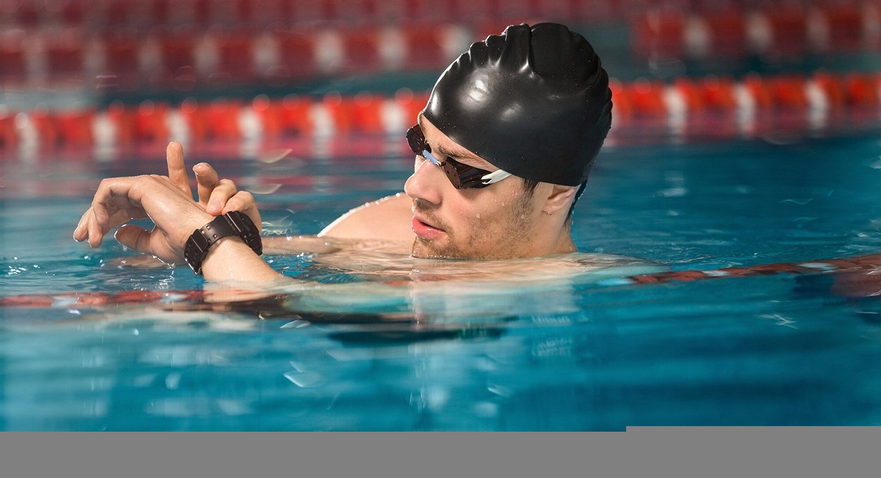 Swimmer in the water